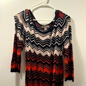 Thin woolen women’s dress like a thread,